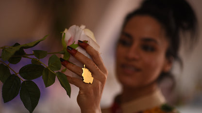 The Watan Afghan Map Ring